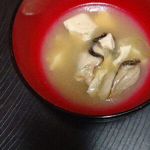 【簡単なのに本格】白菜＆タアサイ＆豆腐＆牡蠣鍋